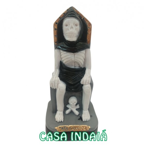 Exu Tata Caveira (17cm) Manto Preto